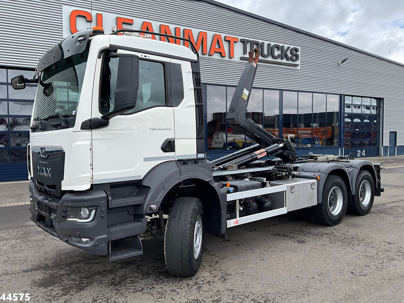 MAN TGS 33.470 6x4 Euro 6 Full Steel AJK 20 Ton haakarmsysteem - Мултилифт с кука камион: снимка 1 MAN TGS 33.470 6x4 Euro 6 Full Steel AJK 20 Ton haakarmsysteem - Мултилифт с кука камион: снимка 1
