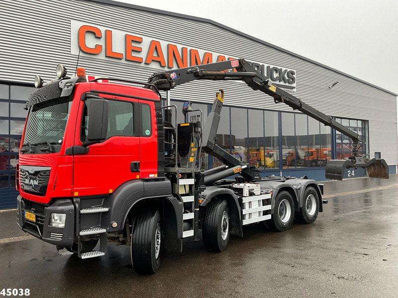 MAN TGS 35.400 8x6 Euro 6 HMF 16 Tonmeter Z-kraan - Мултилифт с кука камион, Камион с кран: снимка 1 MAN TGS 35.400 8x6 Euro 6 HMF 16 Tonmeter Z-kraan - Мултилифт с кука камион, Камион с кран: снимка 1