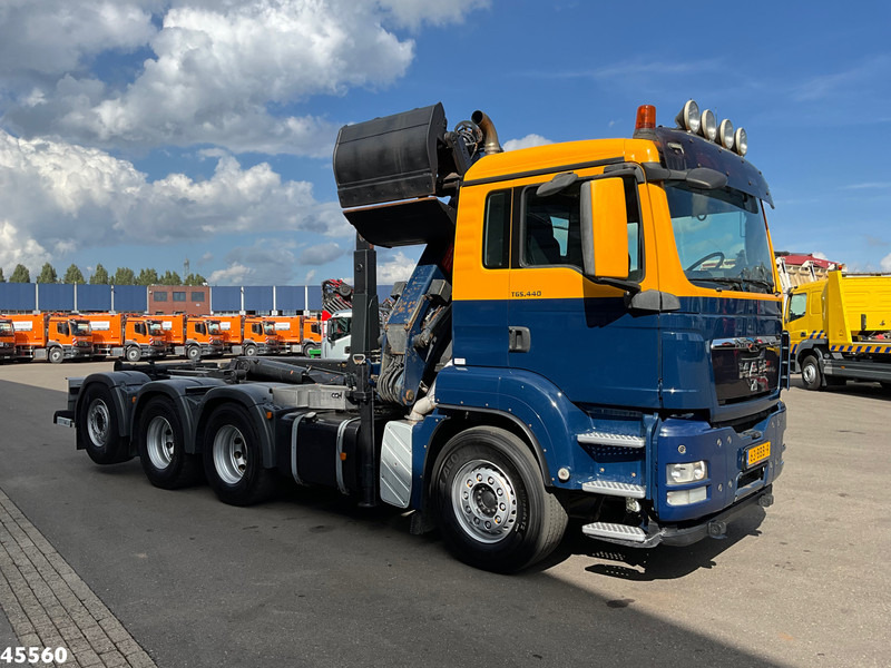 MAN TGS 35.440 8x4 HMF 16 Tonmeter Z-kraan - Мултилифт с кука камион, Камион с кран: снимка 5 MAN TGS 35.440 8x4 HMF 16 Tonmeter Z-kraan - Мултилифт с кука камион, Камион с кран: снимка 5