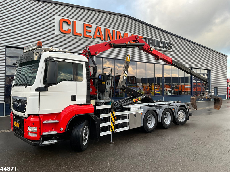 MAN TGS 35.440 8x4 HMF 16 Tonmeter Z-kraan - Мултилифт с кука камион: снимка 1 MAN TGS 35.440 8x4 HMF 16 Tonmeter Z-kraan - Мултилифт с кука камион: снимка 1