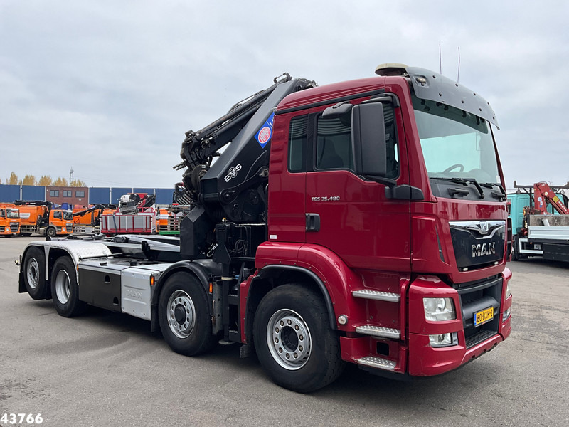 MAN TGS 35.480 8x4H Euro 6 HMF 40 Tonmeter laadkraan + Fly-Jib - Мултилифт с кука камион, Камион с кран: снимка 3 MAN TGS 35.480 8x4H Euro 6 HMF 40 Tonmeter laadkraan + Fly-Jib - Мултилифт с кука камион, Камион с кран: снимка 3