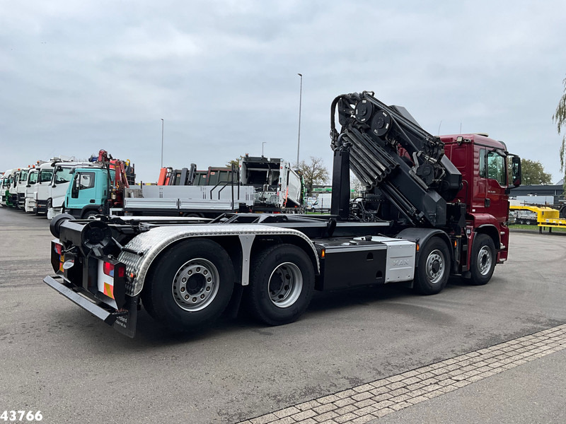 MAN TGS 35.480 8x4H Euro 6 HMF 40 Tonmeter laadkraan + Fly-Jib - Мултилифт с кука камион, Камион с кран: снимка 4 MAN TGS 35.480 8x4H Euro 6 HMF 40 Tonmeter laadkraan + Fly-Jib - Мултилифт с кука камион, Камион с кран: снимка 4