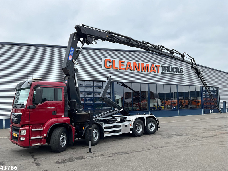 MAN TGS 35.480 8x4H Euro 6 HMF 40 Tonmeter laadkraan + Fly-Jib - Камион с кран: снимка 1 MAN TGS 35.480 8x4H Euro 6 HMF 40 Tonmeter laadkraan + Fly-Jib - Камион с кран: снимка 1