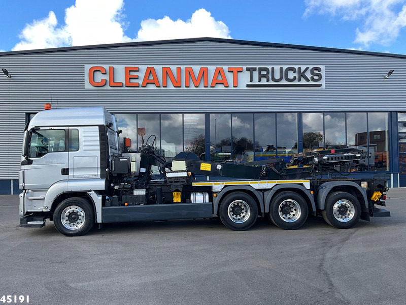 MAN TGS 35.480 Euro 6 8x4 Deuringer Garagetransporter - Контейнеровоз/ Сменна каросерия камион: снимка 4 MAN TGS 35.480 Euro 6 8x4 Deuringer Garagetransporter - Контейнеровоз/ Сменна каросерия камион: снимка 4