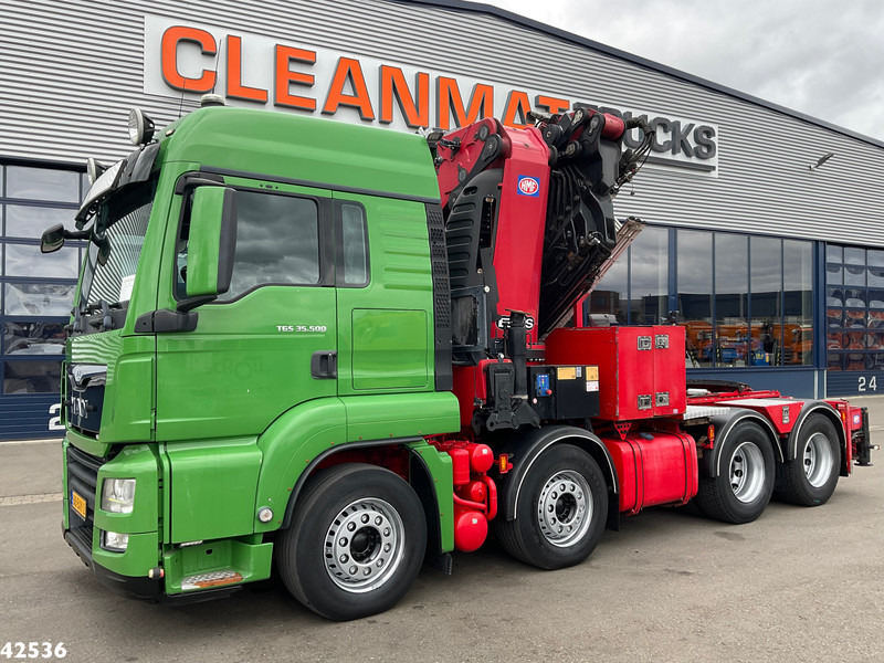 MAN TGS 35.500 8x4 HMF 95 Tonmeter laadkraan bj. 2019! - Камион с кран: снимка 2 MAN TGS 35.500 8x4 HMF 95 Tonmeter laadkraan bj. 2019! - Камион с кран: снимка 2