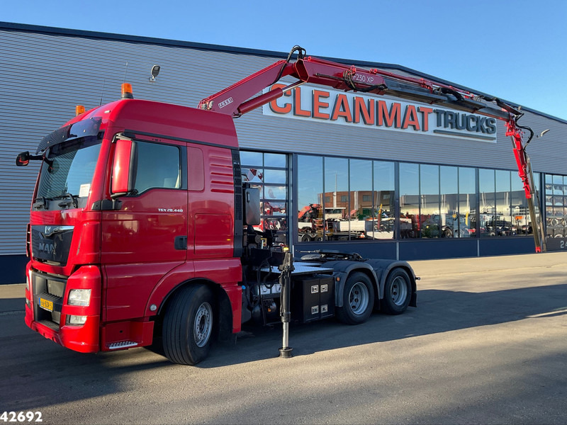 MAN TGX 28.440 Euro 6 Fassi 23 Tonmeter laadkraan + Fly-Jib - Камион с кран: снимка 1 MAN TGX 28.440 Euro 6 Fassi 23 Tonmeter laadkraan + Fly-Jib - Камион с кран: снимка 1