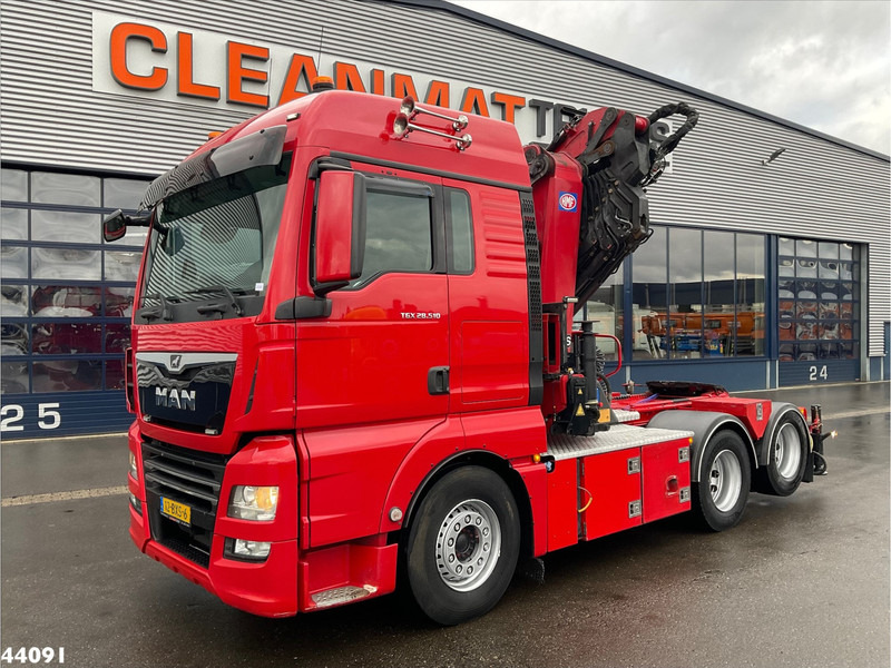 MAN TGX 28.510 HMF 50 Tonmeter laadkraan + Fly-Jib - Камион с кран: снимка 2 MAN TGX 28.510 HMF 50 Tonmeter laadkraan + Fly-Jib - Камион с кран: снимка 2