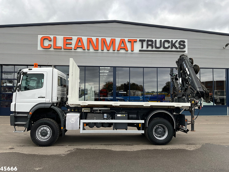 Mercedes-Benz AXOR 1929 4x4 VDL 14 Ton haakarmsysteem + Laadplateau met Hiab 14 Tonmeter laadkraan - Камион с кран: снимка 4 Mercedes-Benz AXOR 1929 4x4 VDL 14 Ton haakarmsysteem + Laadplateau met Hiab 14 Tonmeter laadkraan - Камион с кран: снимка 4