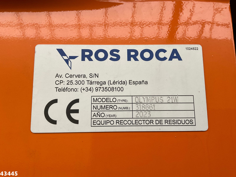 Боклукчийска кола Mercedes-Benz Actros 2533 Terberg RosRoca 21m³: снимка 19