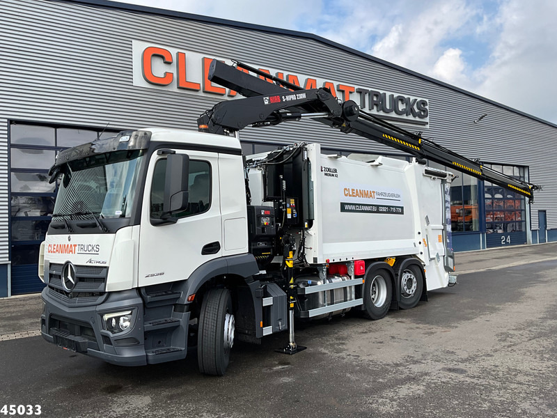 Mercedes-Benz Actros 2536 Hiab 23 Tonmeter laadkraan - Боклукчийска кола: снимка 1 Mercedes-Benz Actros 2536 Hiab 23 Tonmeter laadkraan - Боклукчийска кола: снимка 1