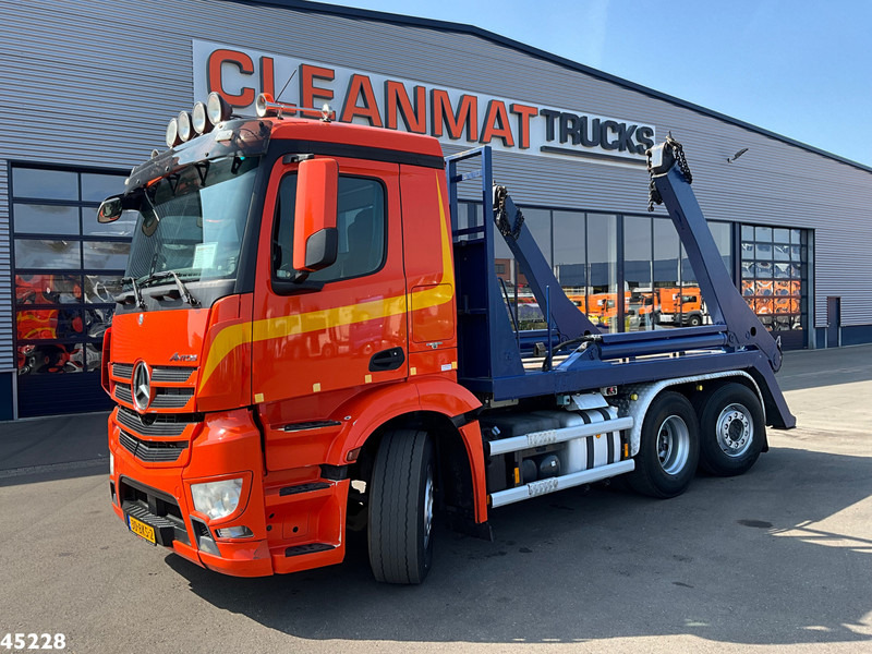Mercedes-Benz Antos 2542 6x2 Euro 6 Hyva 18 portaalarmsysteem - Мултилифт за контейнери камион: снимка 1 Mercedes-Benz Antos 2542 6x2 Euro 6 Hyva 18 portaalarmsysteem - Мултилифт за контейнери камион: снимка 1