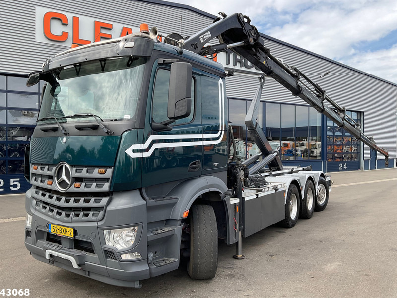 Mercedes-Benz Arocs 3251 8x4 Euro 6 Hiab 28 Tonmeter laadkraan - Мултилифт с кука камион, Камион с кран: снимка 1 Mercedes-Benz Arocs 3251 8x4 Euro 6 Hiab 28 Tonmeter laadkraan - Мултилифт с кука камион, Камион с кран: снимка 1