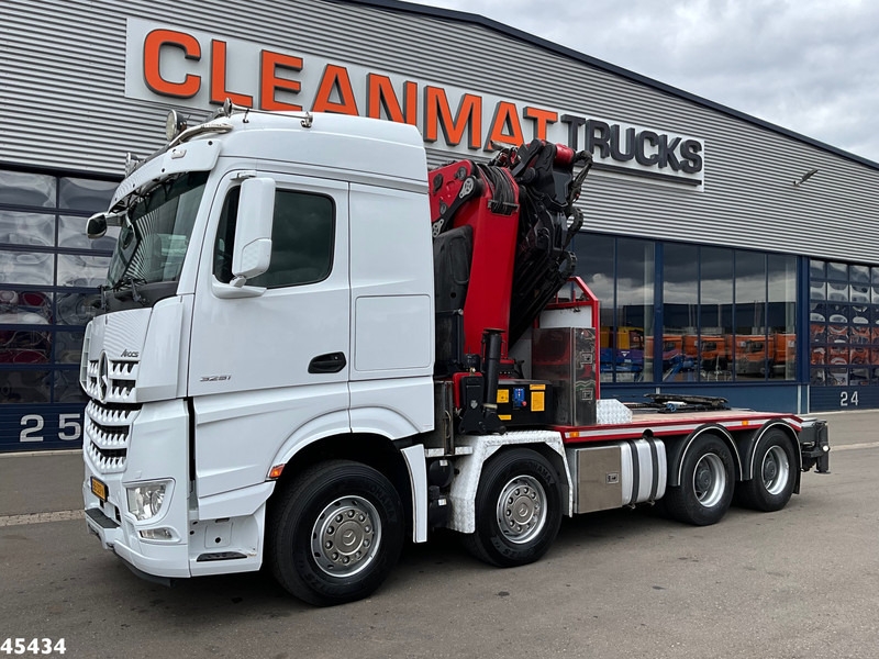 Mercedes-Benz Arocs 3251 8x4 Euro 6 Retarder HMF 85 Tonmeter laadkraan Fly-Jib - Камион с кран: снимка 2 Mercedes-Benz Arocs 3251 8x4 Euro 6 Retarder HMF 85 Tonmeter laadkraan Fly-Jib - Камион с кран: снимка 2