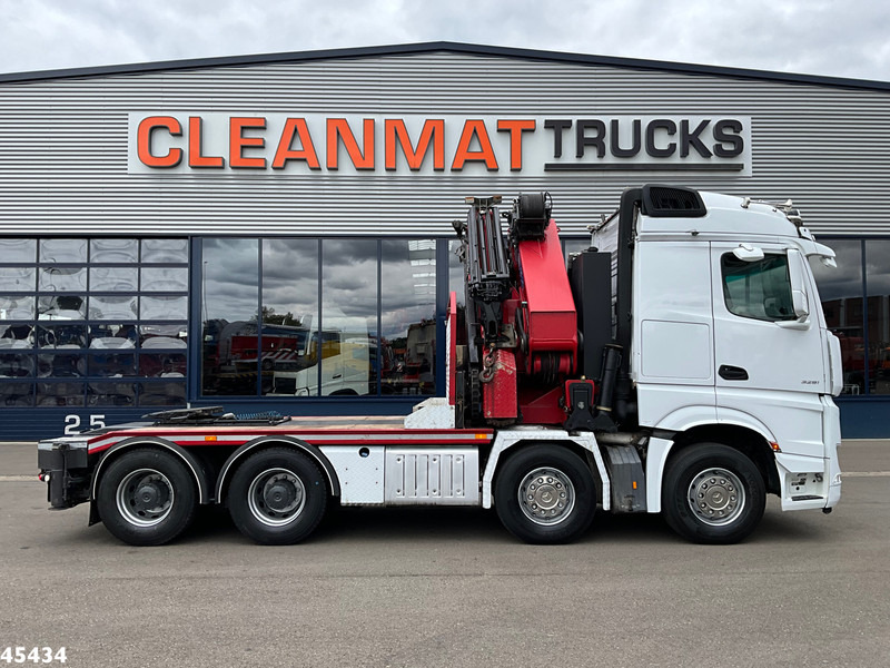Mercedes-Benz Arocs 3251 8x4 Euro 6 Retarder HMF 85 Tonmeter laadkraan Fly-Jib - Камион с кран: снимка 3 Mercedes-Benz Arocs 3251 8x4 Euro 6 Retarder HMF 85 Tonmeter laadkraan Fly-Jib - Камион с кран: снимка 3