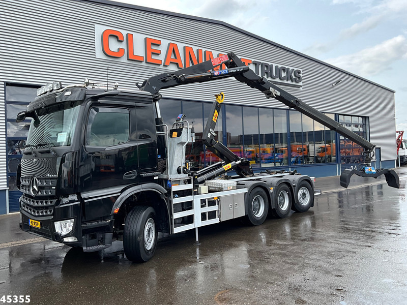 Mercedes-Benz Arocs 3540 8x4 Euro 6 HMF 19 Tonmeter Z-kraan Just 118.906 Km! - Мултилифт с кука камион, Камион с кран: снимка 1 Mercedes-Benz Arocs 3540 8x4 Euro 6 HMF 19 Tonmeter Z-kraan Just 118.906 Km! - Мултилифт с кука камион, Камион с кран: снимка 1