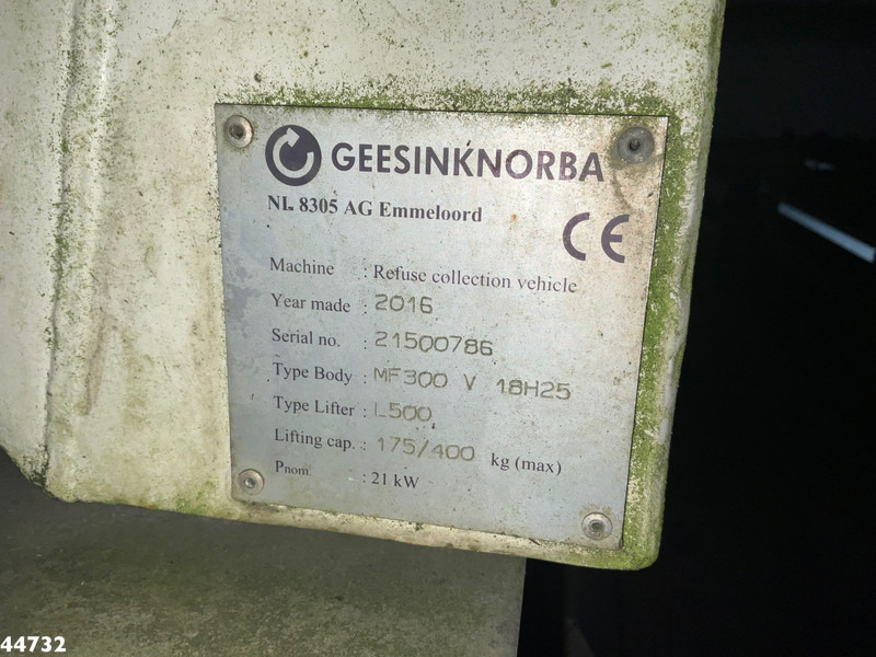 Боклукчийска кола Mercedes-Benz Econic 2630 Euro 6 CNG Norba MF 300 18m³ 2 compartimenten just 137.620 km!: снимка 17