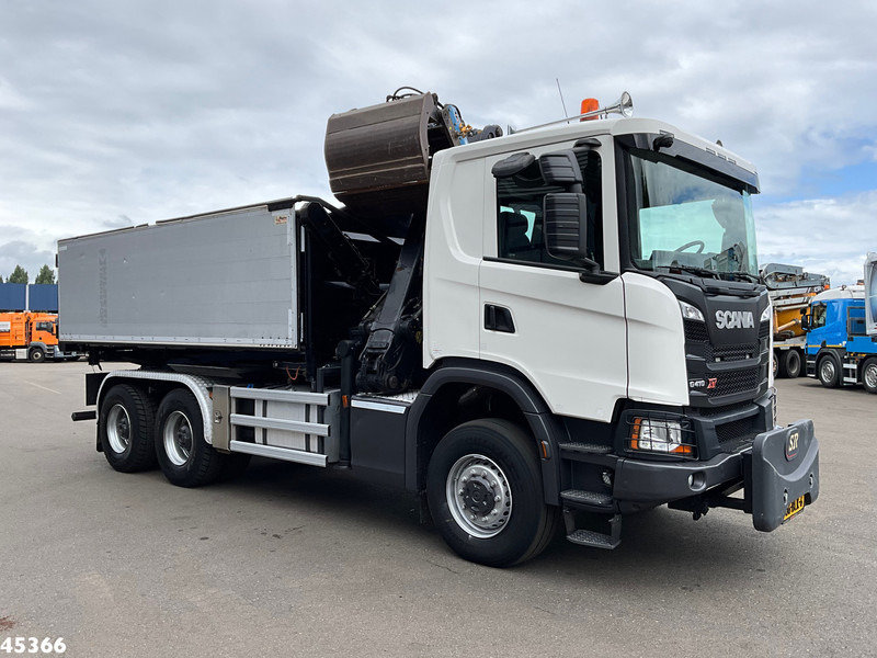 Scania G 410 6x6 Euro 6 Palfinger 17 Tonmeter Z-kraan - Самосвал камион, Камион с кран: снимка 5 Scania G 410 6x6 Euro 6 Palfinger 17 Tonmeter Z-kraan - Самосвал камион, Камион с кран: снимка 5