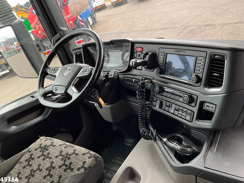 Самосвал камион, Камион с кран Scania G 410 6x6 Euro 6 Palfinger 17 Tonmeter Z-kraan: снимка 17