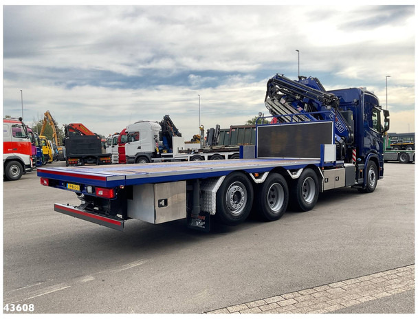 Scania G 450 8x4 Fassi 45 Tonmeter laadkraan + Fly-Jib Just 151.350 km! - Камион с кран: снимка 5 Scania G 450 8x4 Fassi 45 Tonmeter laadkraan + Fly-Jib Just 151.350 km! - Камион с кран: снимка 5
