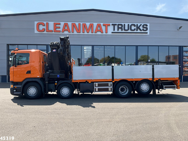 Scania G 450 Euro 6 HMF 60 Tonmeter laadkraan + Fly-Jib - Камион с кран: снимка 3 Scania G 450 Euro 6 HMF 60 Tonmeter laadkraan + Fly-Jib - Камион с кран: снимка 3