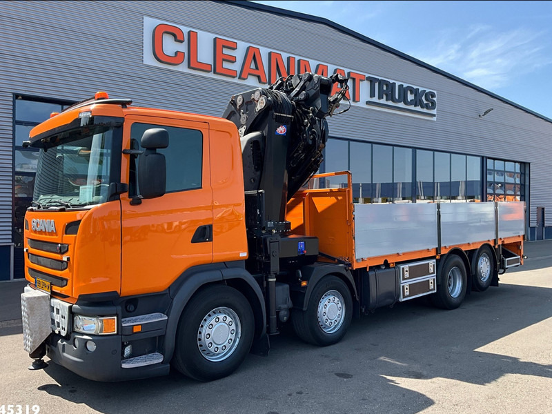 Scania G 450 Euro 6 HMF 60 Tonmeter laadkraan + Fly-Jib - Камион с кран: снимка 2 Scania G 450 Euro 6 HMF 60 Tonmeter laadkraan + Fly-Jib - Камион с кран: снимка 2