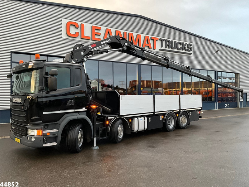 Scania G 450 Euro 6 Hiab 28 Tonmeter laadkraan - Камион с кран: снимка 1 Scania G 450 Euro 6 Hiab 28 Tonmeter laadkraan - Камион с кран: снимка 1