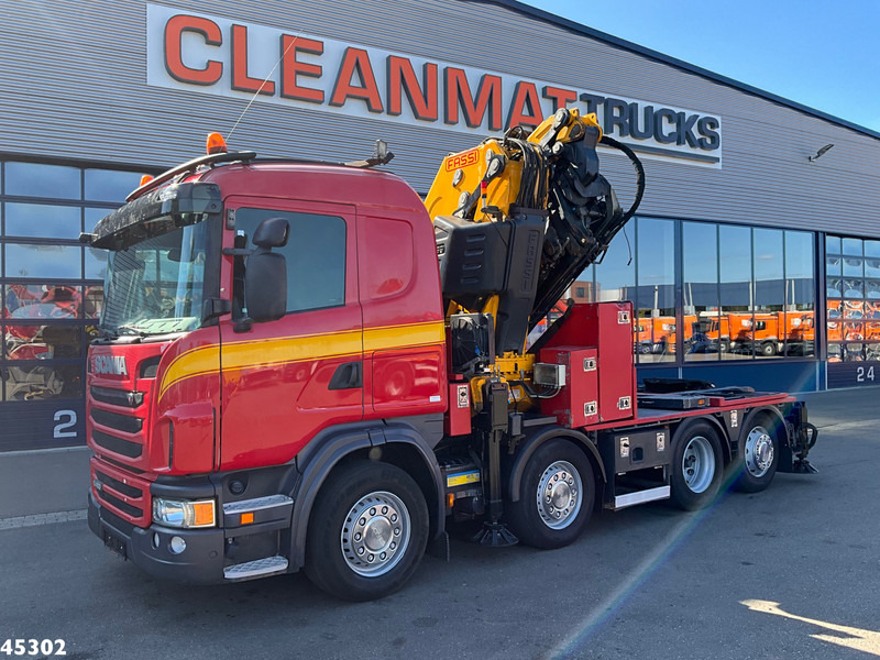 Scania G 480 8x2 Fassi 95 Tonmeter ladkraan + Fly-Jib - Камион с кран: снимка 2 Scania G 480 8x2 Fassi 95 Tonmeter ladkraan + Fly-Jib - Камион с кран: снимка 2