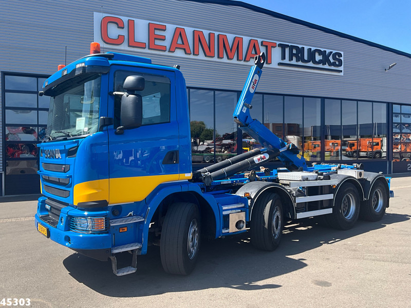 Scania G490 8x4 Euro 6 Hyva 30 Ton haakarmsysteem - Мултилифт с кука камион: снимка 1 Scania G490 8x4 Euro 6 Hyva 30 Ton haakarmsysteem - Мултилифт с кука камион: снимка 1