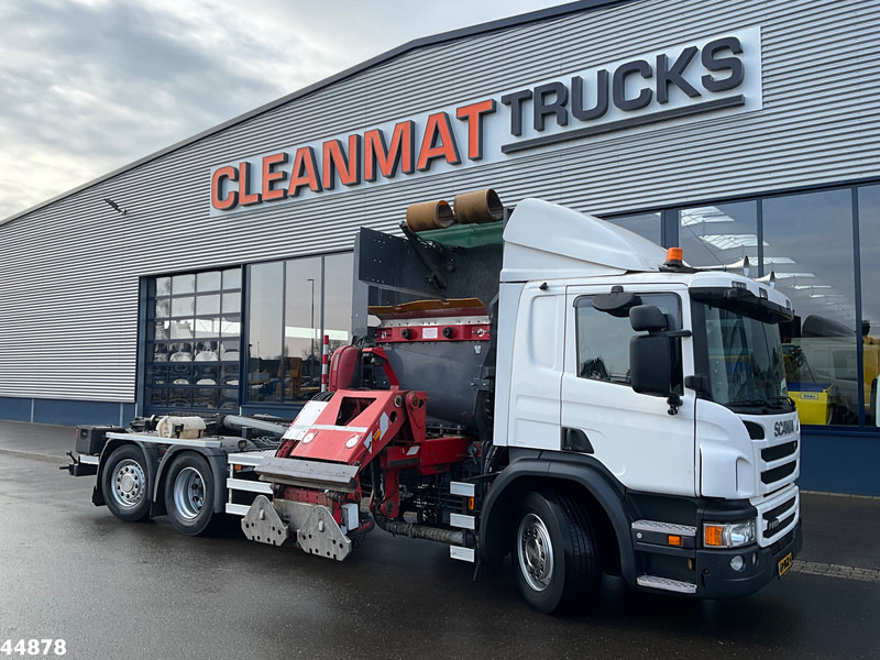 Scania P 280 6x2 Euro 6 VDL Translift zijlader Just 159.334 km! - Боклукчийска кола: снимка 1 Scania P 280 6x2 Euro 6 VDL Translift zijlader Just 159.334 km! - Боклукчийска кола: снимка 1