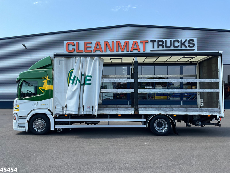 Scania P 280 Euro 6 Schuifzeil DHollandia 4 Ton laadklep Machine transport! - Камион с брезент: снимка 2 Scania P 280 Euro 6 Schuifzeil DHollandia 4 Ton laadklep Machine transport! - Камион с брезент: снимка 2