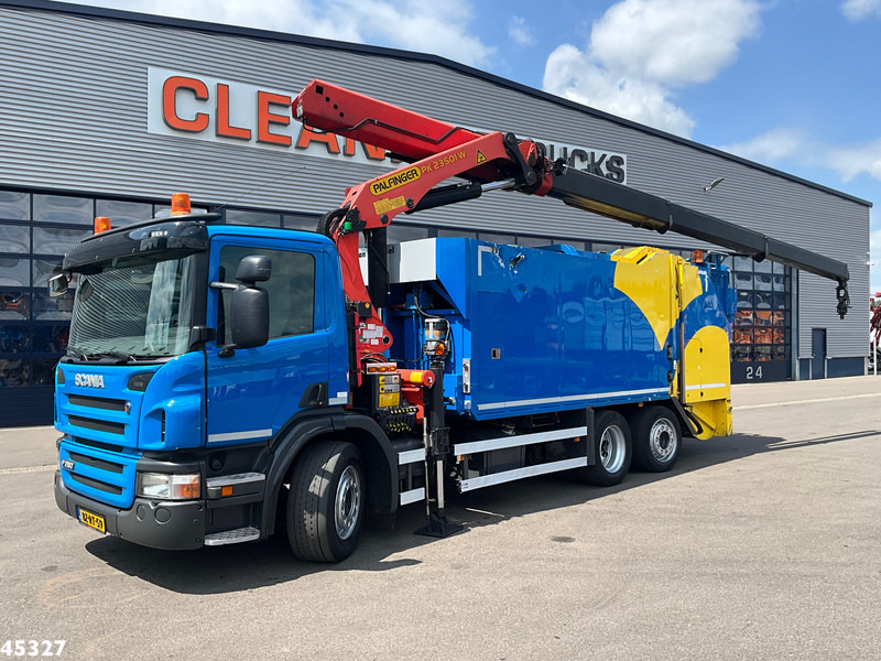 Scania P 280 Geesink / VSA Palfinger 23 Tonmeter laadkraan - Боклукчийска кола: снимка 1 Scania P 280 Geesink / VSA Palfinger 23 Tonmeter laadkraan - Боклукчийска кола: снимка 1