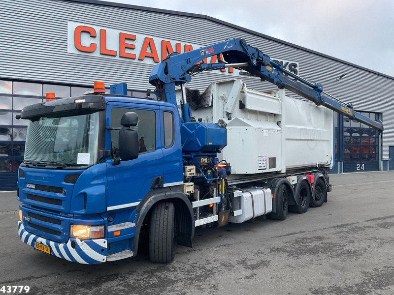 Scania P 360 8x2 Hiab 21 Tonmeter laadkraan - Мултилифт с кука камион, Камион с кран: снимка 1 Scania P 360 8x2 Hiab 21 Tonmeter laadkraan - Мултилифт с кука камион, Камион с кран: снимка 1