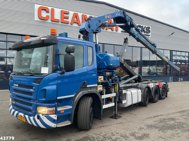 Scania P 360 8x2 Hiab 21 Tonmeter laadkraan - Мултилифт с кука камион, Камион с кран: снимка 1 Scania P 360 8x2 Hiab 21 Tonmeter laadkraan - Мултилифт с кука камион, Камион с кран: снимка 1