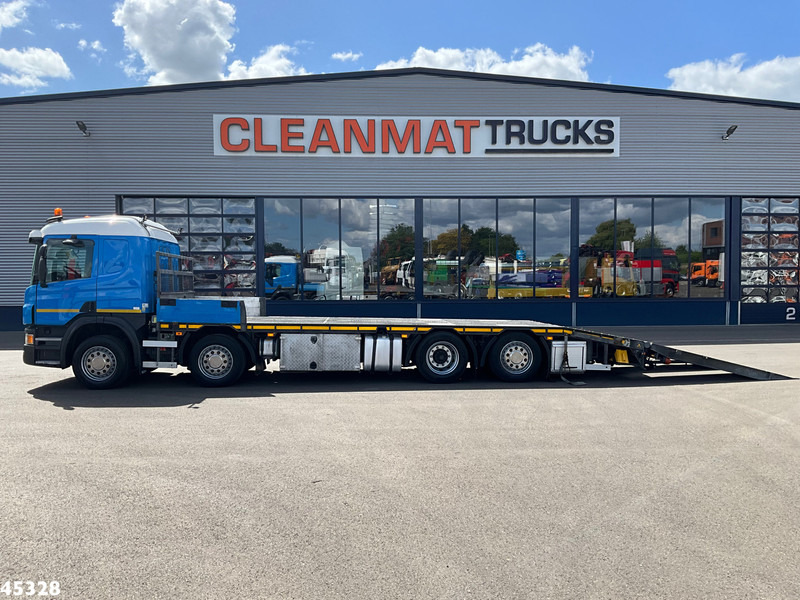 Scania P 410 8x2 Euro 6 Retarder Autotransporter met hydraulische oprijrampen - Автовоз камион: снимка 3 Scania P 410 8x2 Euro 6 Retarder Autotransporter met hydraulische oprijrampen - Автовоз камион: снимка 3