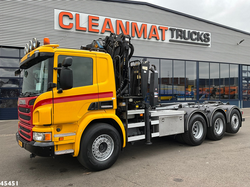 Scania P 410 8x4 Euro 6 Palfinger 14 Tonmeter Z-kraan - Мултилифт с кука камион, Камион с кран: снимка 2 Scania P 410 8x4 Euro 6 Palfinger 14 Tonmeter Z-kraan - Мултилифт с кука камион, Камион с кран: снимка 2