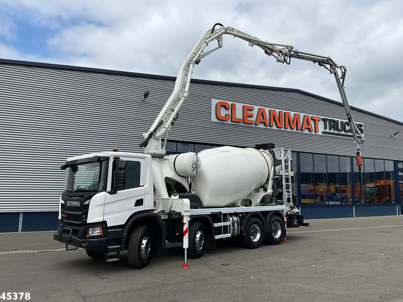 Scania P 450 XT 8x4 Euro 6 Retarder CIFA 7m³ Mixer + Pumi Pump 25 m³ NEW AND UNUSED! - Бетоновоз: снимка 1 Scania P 450 XT 8x4 Euro 6 Retarder CIFA 7m³ Mixer + Pumi Pump 25 m³ NEW AND UNUSED! - Бетоновоз: снимка 1