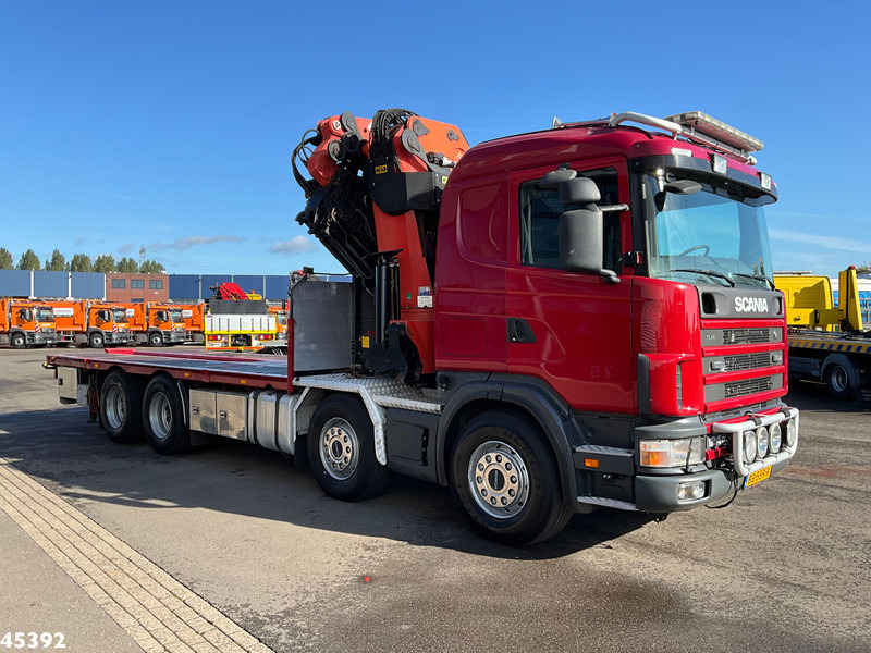 Scania R 124.420 8x4 Palfinger 72 Tonmeter laadkraan + Fly-Jib! - Камион с кран: снимка 3 Scania R 124.420 8x4 Palfinger 72 Tonmeter laadkraan + Fly-Jib! - Камион с кран: снимка 3