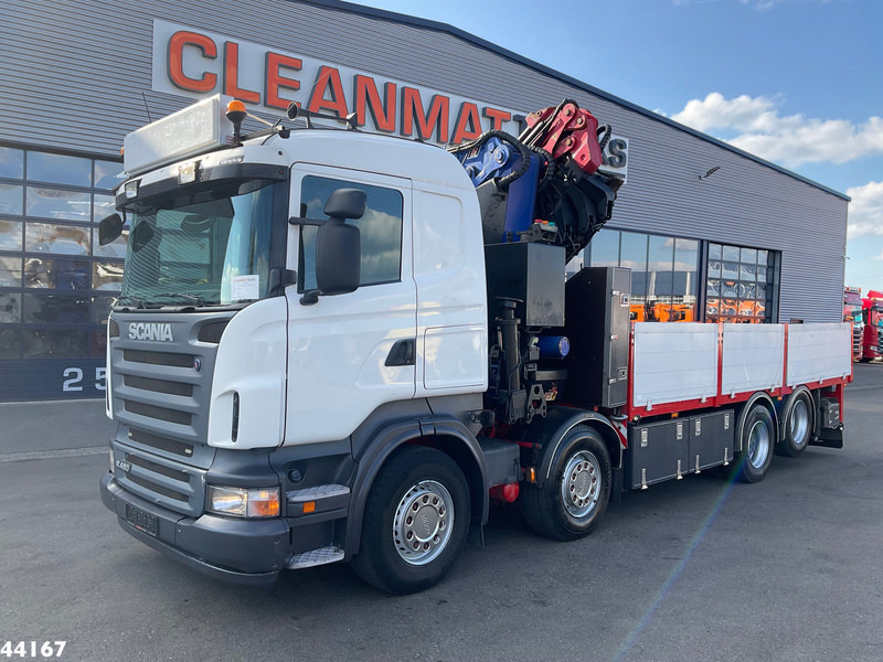 Scania R 480 Amco Veba 95 Tonmeter laadkraan + Fly-Jib - Камион с кран: снимка 5 Scania R 480 Amco Veba 95 Tonmeter laadkraan + Fly-Jib - Камион с кран: снимка 5