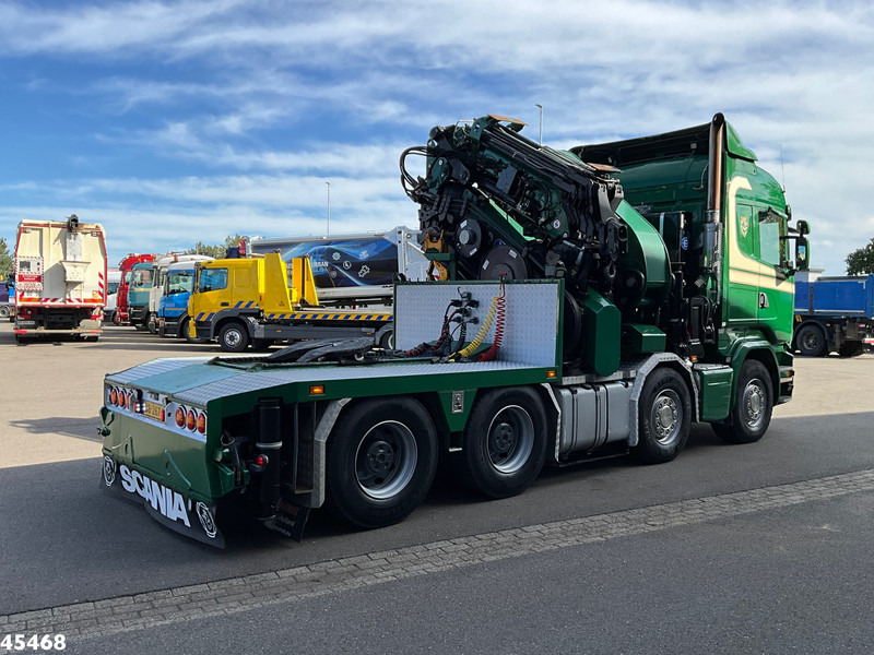 Scania R 490 8x4 Euro 6 Effer 140 Tonmeter laadkraan + Fly-Jib Just 283.508 km - Камион с кран: снимка 4 Scania R 490 8x4 Euro 6 Effer 140 Tonmeter laadkraan + Fly-Jib Just 283.508 km - Камион с кран: снимка 4