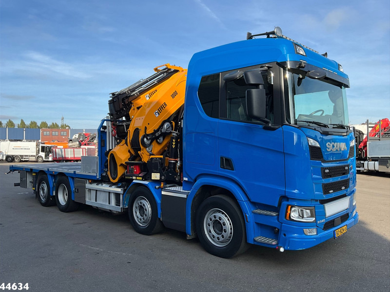 Scania R 540 Euro 6 Effer 100 Tonmeter laadkraan + Fly-Jib Just 39.720 km! - Камион с кран: снимка 3 Scania R 540 Euro 6 Effer 100 Tonmeter laadkraan + Fly-Jib Just 39.720 km! - Камион с кран: снимка 3