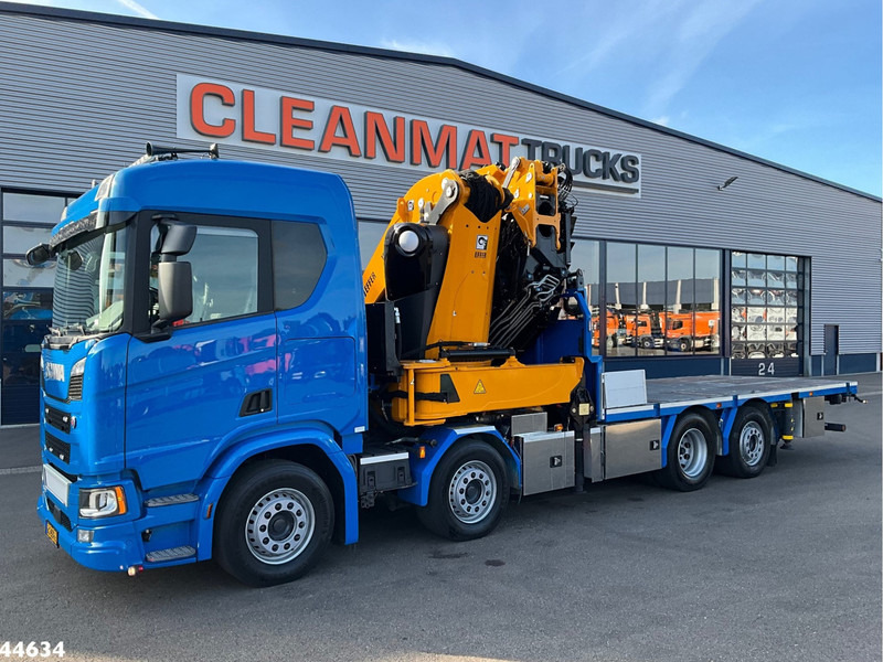 Scania R 540 Euro 6 Effer 100 Tonmeter laadkraan + Fly-Jib Just 39.720 km! - Камион с кран: снимка 2 Scania R 540 Euro 6 Effer 100 Tonmeter laadkraan + Fly-Jib Just 39.720 km! - Камион с кран: снимка 2