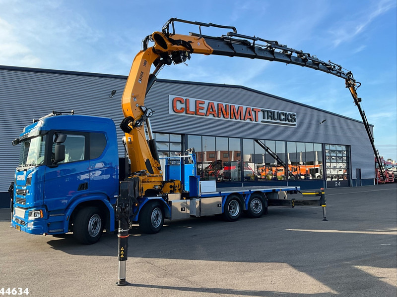 Scania R 540 Euro 6 Effer 100 Tonmeter laadkraan + Fly-Jib Just 39.720 km! - Камион с кран: снимка 1 Scania R 540 Euro 6 Effer 100 Tonmeter laadkraan + Fly-Jib Just 39.720 km! - Камион с кран: снимка 1