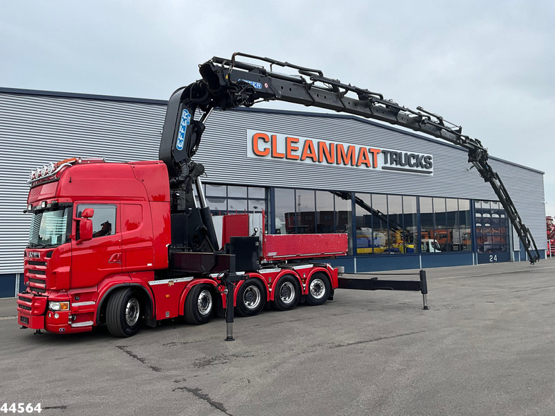 Scania R 620 10x4 V8 Retarder Effer 175 Tonmeter laadkraan + Fly-Jib Just 170.527 km! - Камион с кран: снимка 1 Scania R 620 10x4 V8 Retarder Effer 175 Tonmeter laadkraan + Fly-Jib Just 170.527 km! - Камион с кран: снимка 1