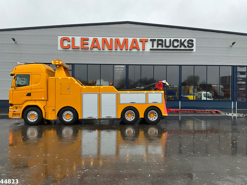 Scania R730 V8 8x4 Euro 6 Retarder Recovery truck Just 17.951 km! - Камион пътна помощ: снимка 4 Scania R730 V8 8x4 Euro 6 Retarder Recovery truck Just 17.951 km! - Камион пътна помощ: снимка 4