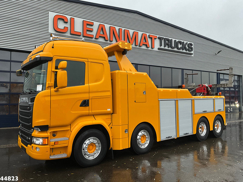 Scania R730 V8 8x4 Euro 6 Retarder Recovery truck Just 17.951 km! - Камион пътна помощ: снимка 1 Scania R730 V8 8x4 Euro 6 Retarder Recovery truck Just 17.951 km! - Камион пътна помощ: снимка 1