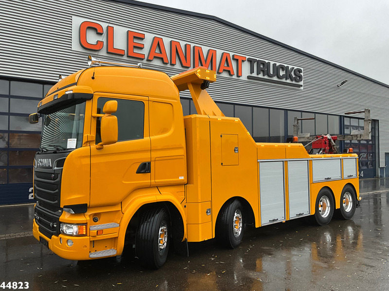 Scania R730 V8 8x4 Euro 6 Retarder Recovery truck Just 17.951 km! - Камион пътна помощ: снимка 2 Scania R730 V8 8x4 Euro 6 Retarder Recovery truck Just 17.951 km! - Камион пътна помощ: снимка 2