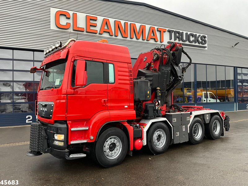 MAN TGS 41.480 8x4 ZF Intarder Fassi 130 Tonmeter laadkraan + Fly-JIb - Влекач: снимка 2 MAN TGS 41.480 8x4 ZF Intarder Fassi 130 Tonmeter laadkraan + Fly-JIb - Влекач: снимка 2