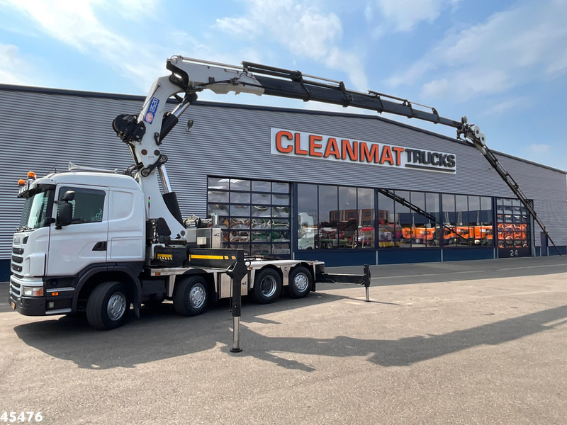 Scania G 480 HMF 85 Tonmeter laadkraan + Fly-Jib - Влекач: снимка 1 Scania G 480 HMF 85 Tonmeter laadkraan + Fly-Jib - Влекач: снимка 1