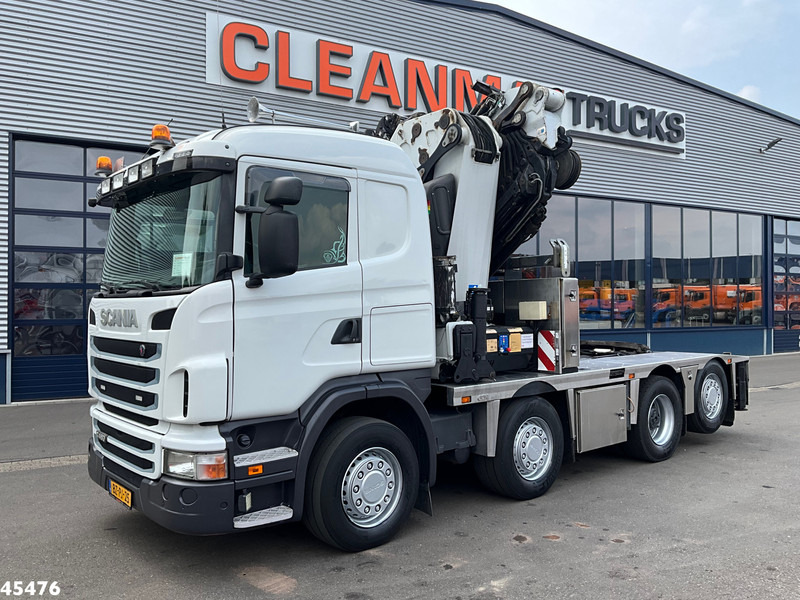 Scania G 480 HMF 85 Tonmeter laadkraan + Fly-Jib - Влекач: снимка 5 Scania G 480 HMF 85 Tonmeter laadkraan + Fly-Jib - Влекач: снимка 5