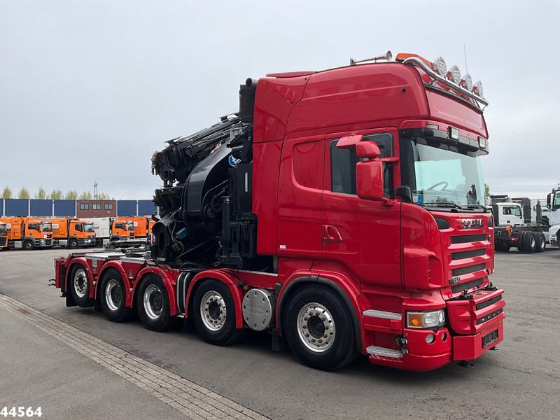 Влекач Scania R 620 10x4 V8 Retarder Effer 175 Tonmeter laadkraan + Fly-Jib Just 170.527 km!: снимка 7